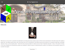 Tablet Screenshot of njtaxappeal.net